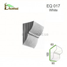 Консоль Рустик EQ 017 classic біла 6х9 DecoWood