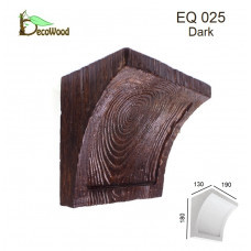 Консоль Рустик EQ 025 classic дуб темний 19х13 DecoWood