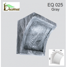 Консоль Рустик EQ 025 classic дуб сивий 19х13 DecoWood