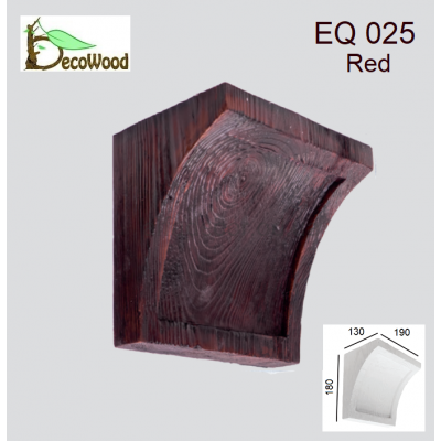 Консоль Рустик EQ 025 classic дуб червоний 19х13 DecoWood купити в Одесі