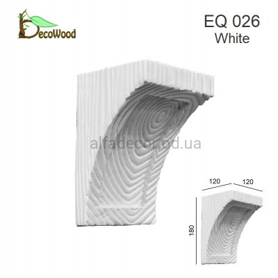 Консоль Рустик EQ 026 classic біла 12х12 DecoWood купити в Одесі