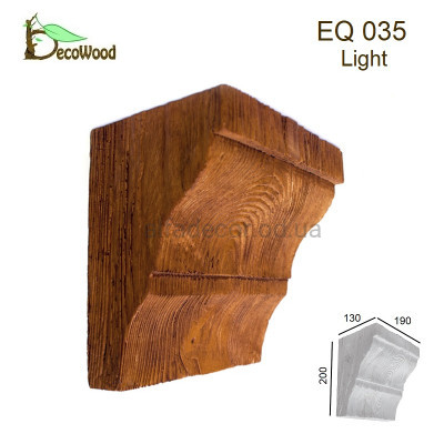 Консоль Рустик EQ 035 classic дуб светлый 19х13 DecoWood купить в Одессе