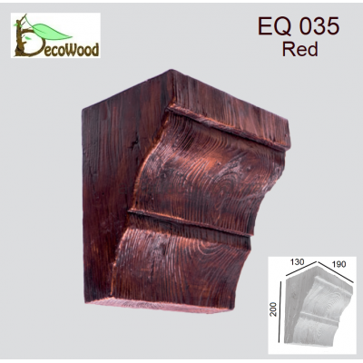 Консоль Рустик EQ 035 classic дуб червоний 19х13 DecoWood купити в Одесі