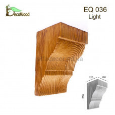 Консоль Рустик EQ 036 classic дуб світлий 12х12 DecoWood