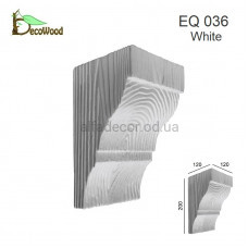 Консоль Рустик EQ 036 classic біла 12х12 DecoWood