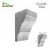Консоль Рустик EQ 036 classic белая 12х12 DecoWood купить в Одессе