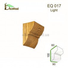 Консоль Рустик EQ 017 classic дуб світлий 6х9 DecoWood