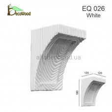 Консоль Рустик EQ 026 classic біла 12х12 DecoWood