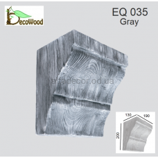 Консоль Рустик EQ 035 classic дуб сивий 19х13 DecoWood