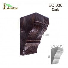 Консоль Рустик EQ 036 classic дуб темний 12х12 DecoWood
