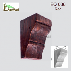 Консоль Рустик EQ 036 classic дуб червоний 12х12 DecoWood