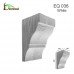 Консоль Рустик EQ 036 classic белая 12х12 DecoWood купить в Одессе