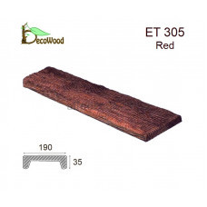 Панель Рустик ET 305 (2м) classic дуб червоний 19х3,5 DecoWood