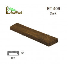 Панель Модерн ET 406 (3м) classic  дуб темный 12х3,5 DecoWood