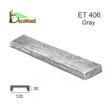 Панель Модерн ET 406 (2м) classic дуб сивий 12х3,5 DecoWood
