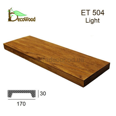 Панель Модерн ET 504 (3м) classic дуб світлий 17х3 DecoWood купити в Одесі