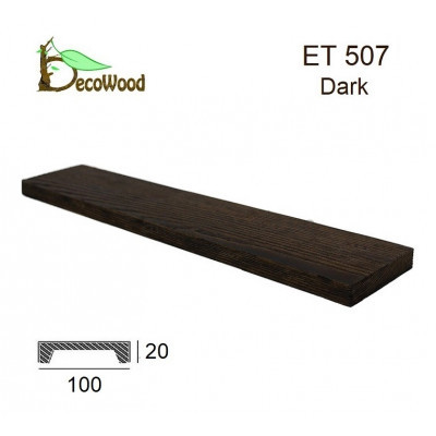 Панель Модерн ET 507 (2м) classic дуб темный 10х2 DecoWood купить в Одессе