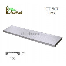 Панель Модерн ET 507 (2м) classic дуб сивий 10х2 DecoWood