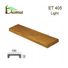 Панель Модерн ET 405 (2м) classic дуб світлий 19х3,5 DecoWood
