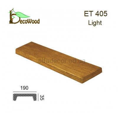 Панель Модерн ET 405 (3м) classic дуб світлий 19х3,5 DecoWood купити в Одесі