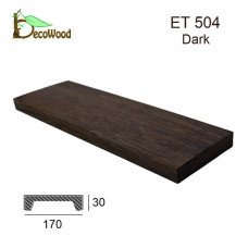Панель Модерн ET 504 (2м) classic дуб темний 17х3 DecoWood