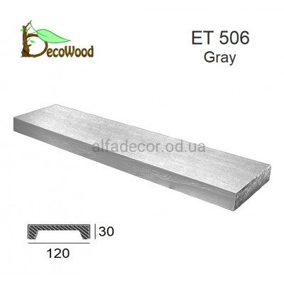 Панель Модерн ET 506 (2м) classic дуб сивий 12х3 DecoWood купити в Одесі