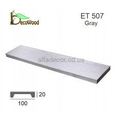 Панель Модерн ET 507 (2м) classic дуб сивий 10х2 DecoWood