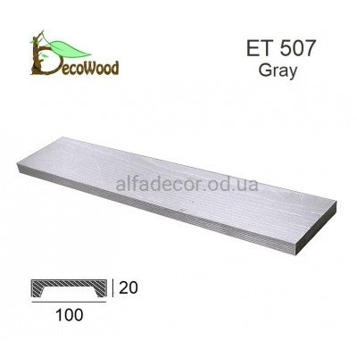 Панель Модерн ET 507 (3м) classic дуб седой 10х2 DecoWood купить в Одессе