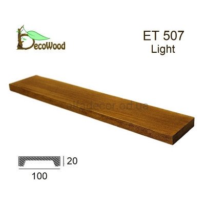 Панель Модерн ET 507 (3м) classic дуб світлий 10х2 DecoWood купити в Одесі