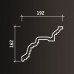 Карниз(плінтус) гнучкий з орнаментом Європласт 1.50.110 Flex купити в Одесі