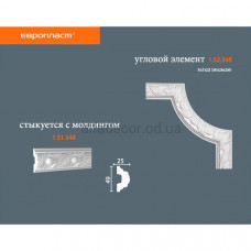 Кутовий елемент Європласт 1.52.348