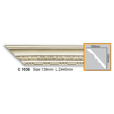 Карниз Gaudi Decor C 1036 (2.44м) купити в Одесі