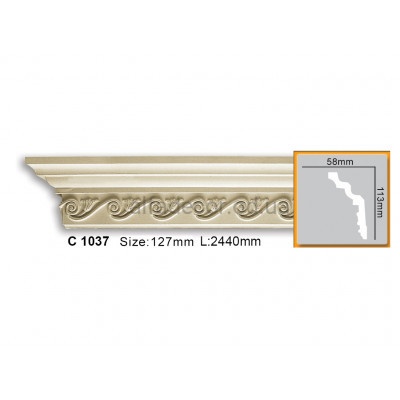 Карниз Gaudi Decor C 1037 (2.44м) купити в Одесі