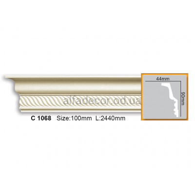 Карниз Gaudi Decor C 1068 (2.44м) купить в Одессе