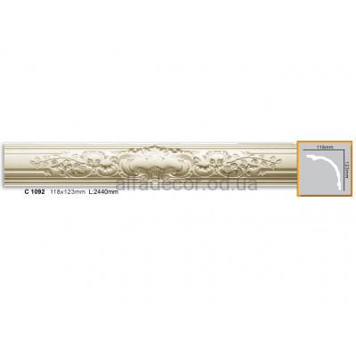 Карниз Gaudi Decor C 1092 (2.44м) купить в Одессе