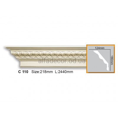 Карниз Gaudi Decor C 110 (2.44м) купити в Одесі