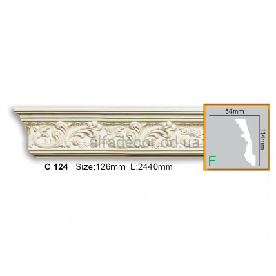 Карниз Gaudi Decor C 124 (2.44м) купити в Одесі
