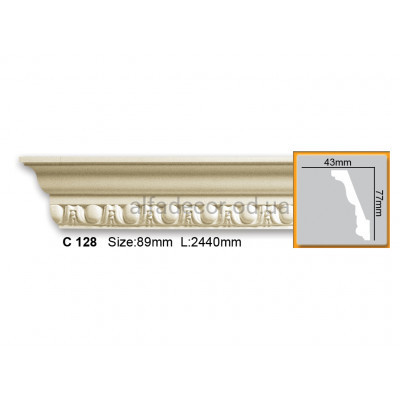 Карниз Gaudi Decor C 128 (2.44м) купить в Одессе
