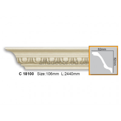Карниз Gaudi Decor C 18100 (2.44м) купити в Одесі