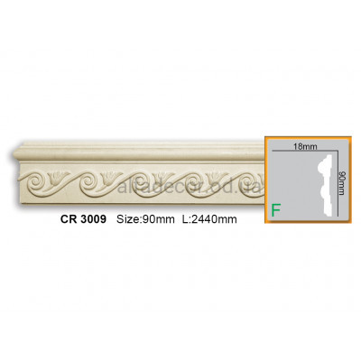 Молдинг Gaudi Decor CR 3009 (2.44м) купити в Одесі