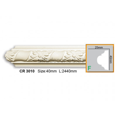 Молдинг Gaudi Decor CR 3010 (2.44м) купити в Одесі