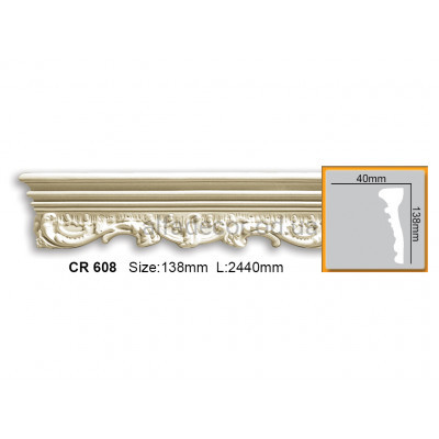 Молдинг гибкий Gaudi Decor CR 608 (2.44м) купить в Одессе
