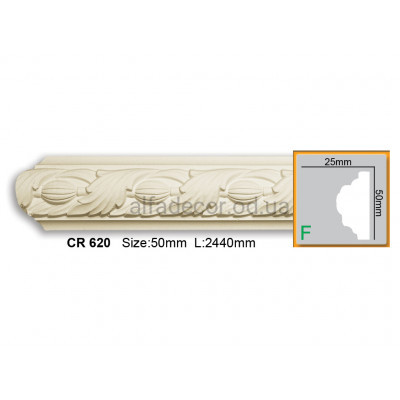 Молдинг Gaudi Decor CR 620 (2.44м) купити в Одесі