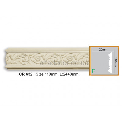 Молдинг гнучкий Gaudi Decor CR 632 (2.44м) купити в Одесі