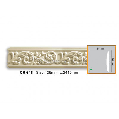 Молдинг Gaudi Decor CR 646 (2.44м) купити в Одесі