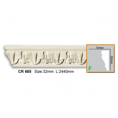 Молдинг Gaudi Decor CR 685 (2.44м) купити в Одесі