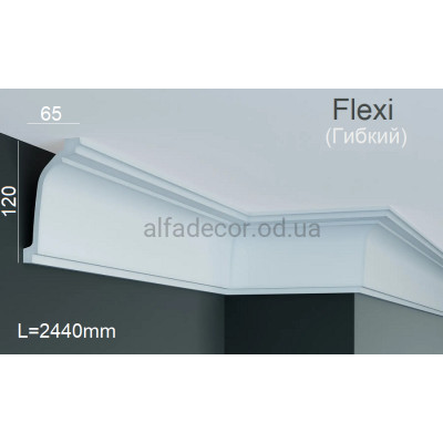 Карниз полиуретановый гибкий Gaudi Decor P 136 Flexi (2.44м) купить в Одессе