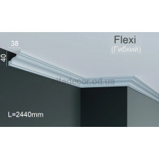 Карниз поліуретановий гнучкий Gaudi Decor P 2010 Flexi (2.44м) Карниз поліуретановий гнучкий Gaudi Decor P 2010 Flexi (2.44м)