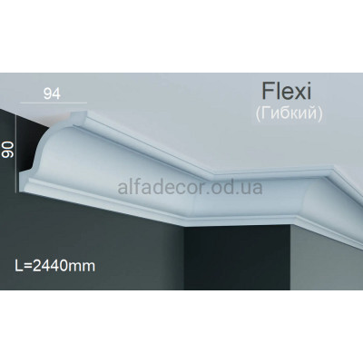 Карниз полиуретановый гибкий Gaudi Decor P 2016 Flexi (2.44м) купить в Одессе
