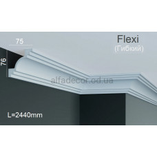 Карниз поліуретановий гнучкий Gaudi Decor P 203 Flexi (2.44м)